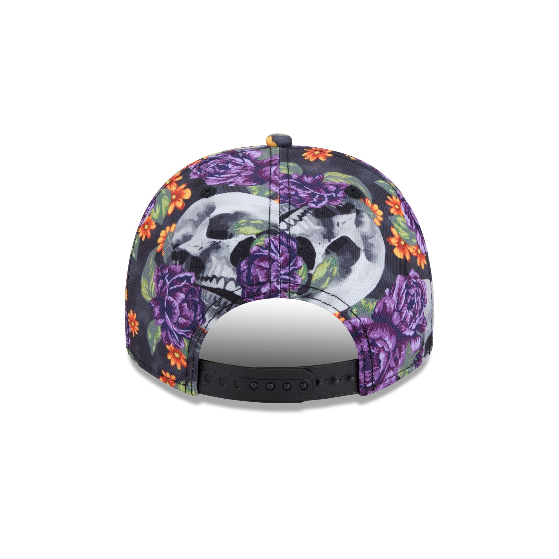 Detroit Tigers Day of the Dead Skull & Roses 9FIFTY A-Frame Snapback