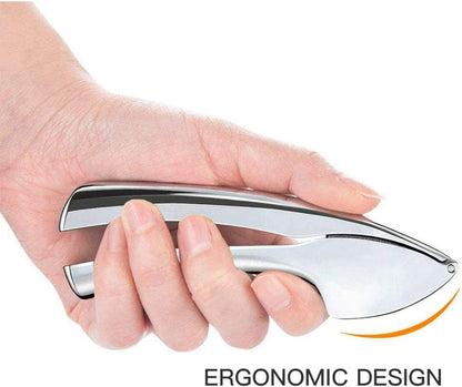 Kitchen Premium Garlic Press Stainless Steel Garlic Crusher Press Easy to Use Food Helper