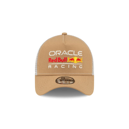 Oracle Red Bull Racing Essential Khaki 9FORTY A-Frame Trucker Hat
