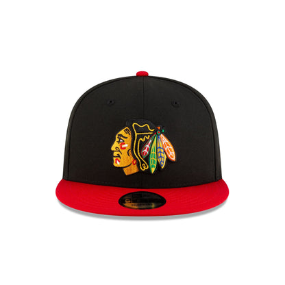Chicago Blackhawks Black 9FIFTY Snapback Hat