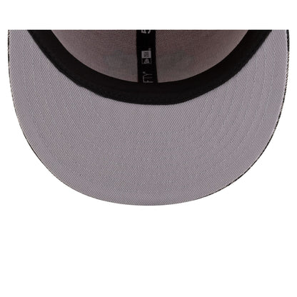 Chicago Blackhawks Scarlet Black Denim 59FIFTY Fitted Hat