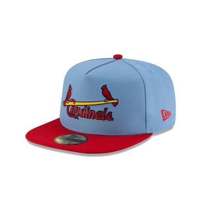 Just Caps Sky Blue St. Louis Cardinals 59FIFTY A-Frame Fitted Hat