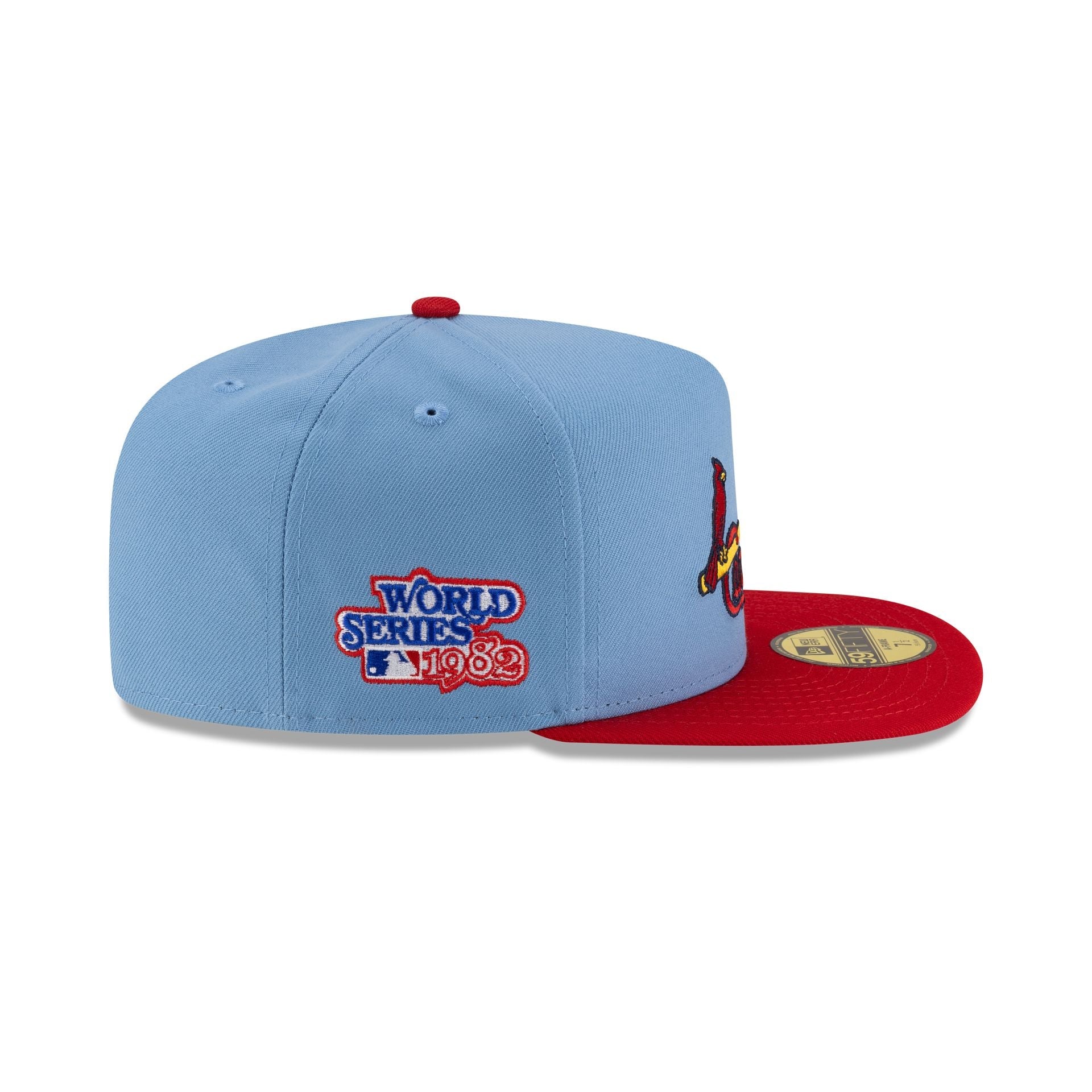 Just Caps Sky Blue St. Louis Cardinals 59FIFTY A-Frame Fitted Hat