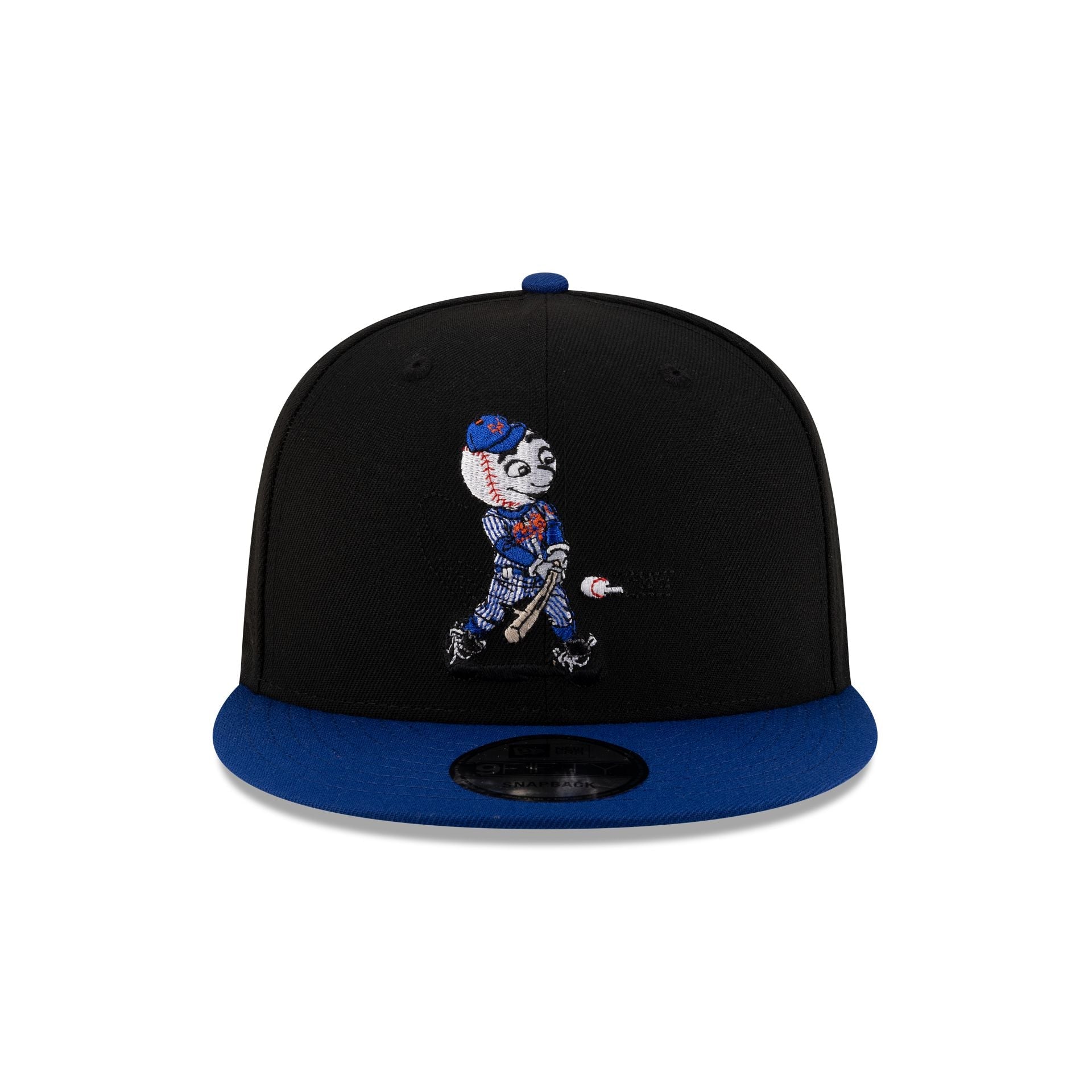 New York Mets Mascot Black 9FIFTY Snapback Hat