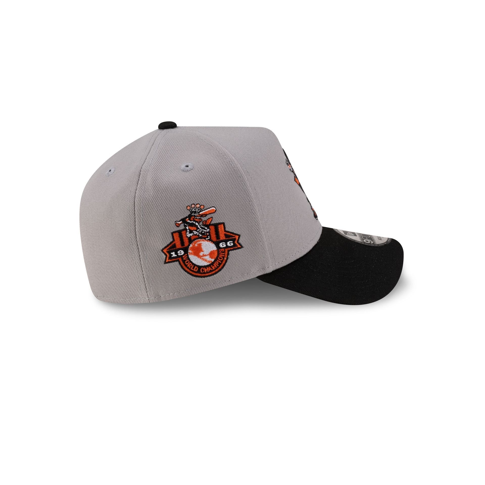 Baltimore Orioles Mascot Gray 9FORTY A-Frame Snapback Hat