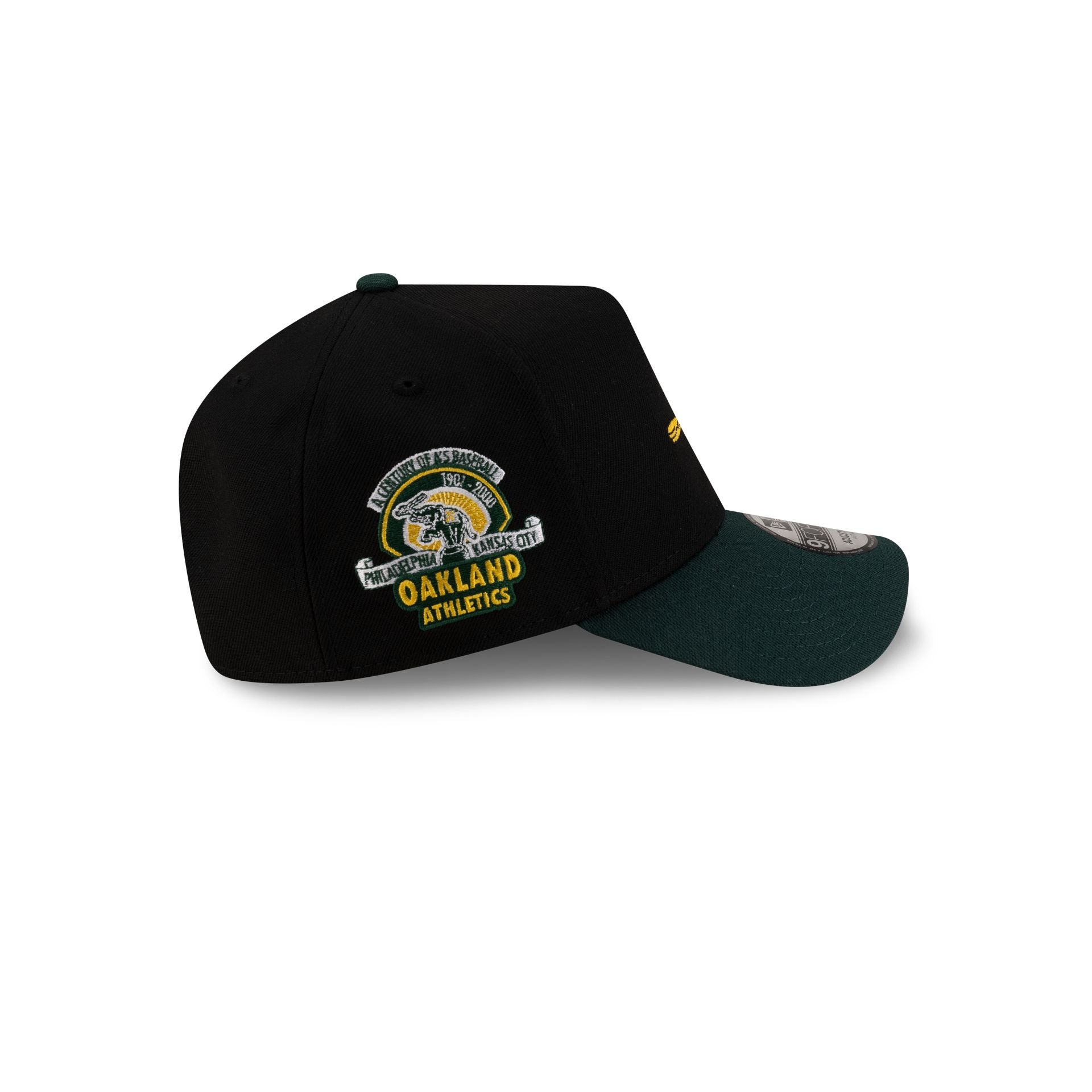 Athletics Mascot Black 9FORTY A-Frame Snapback Hat
