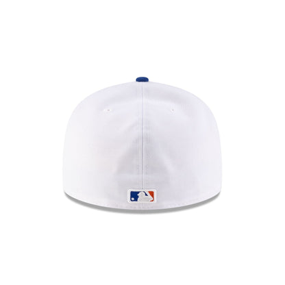 Just Caps League Sidepatch Optic White New York Mets 59FIFTY A-Frame Fitted Hat