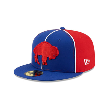 Buffalo Bills Two-Tone Pinwheel 59FIFTY Fitted Hat