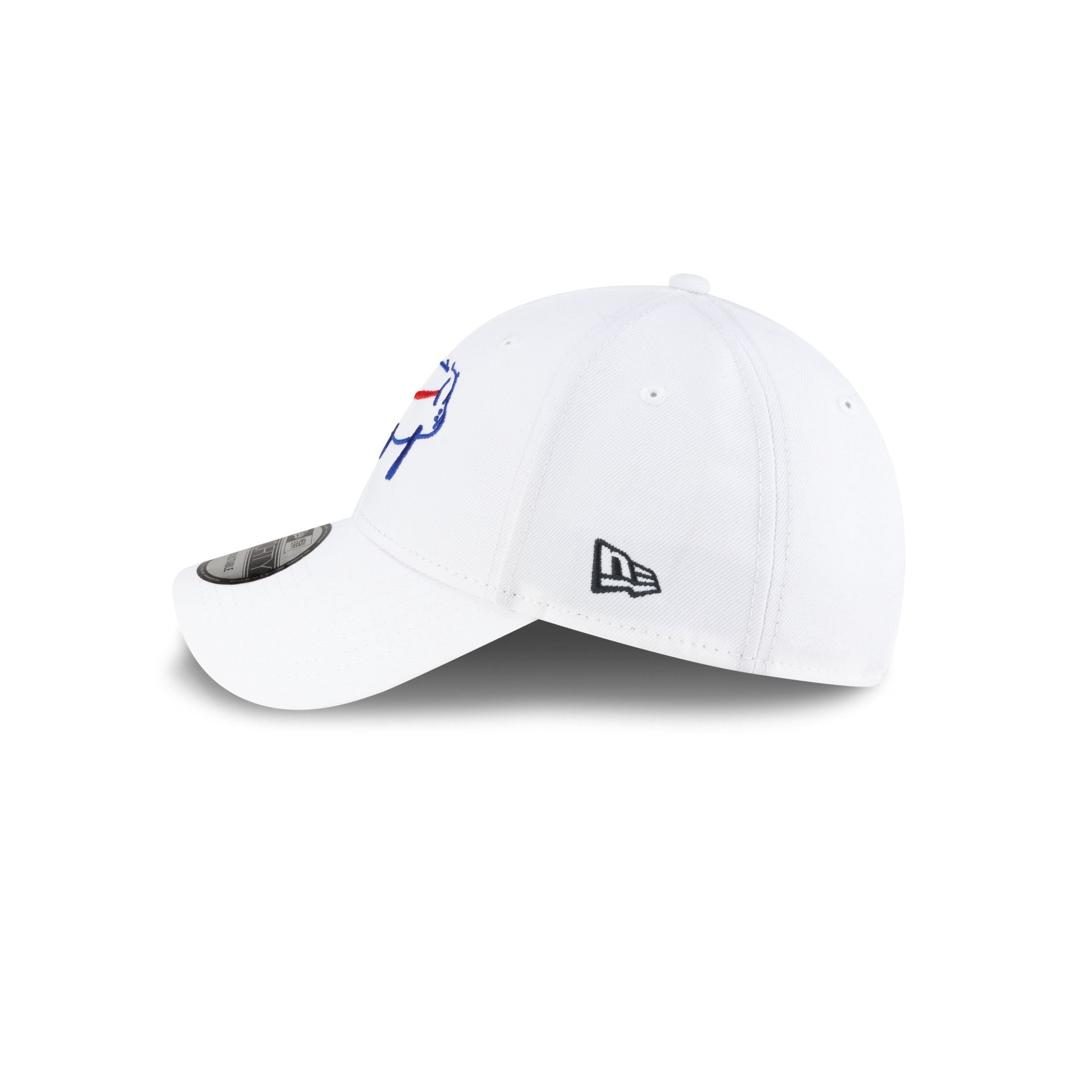 Buffalo Bills Billustration White 9FORTY Adjustable Hat