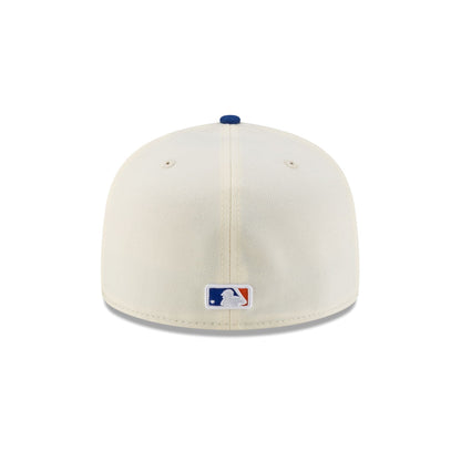 New York Mets Upside Down Logo Chrome 59FIFTY Fitted Hat