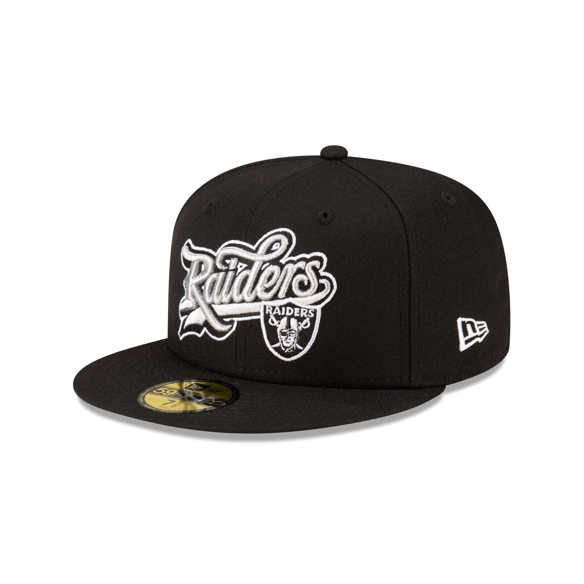 Born x Raised x Las Vegas Raiders Script 59FIFTY Fitted Hat