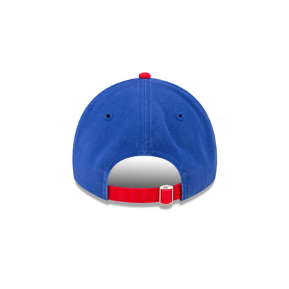 Buffalo Bills Billustration Red Visor 9TWENTY Adjustable Hat