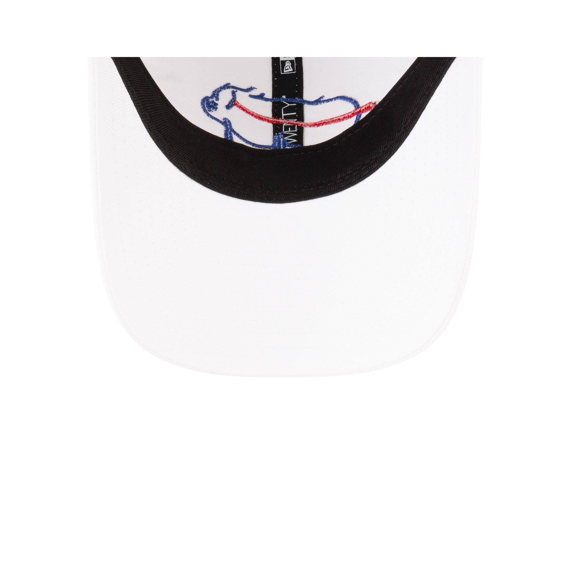 Buffalo Bills Billustration White 9TWENTY Adjustable Hat