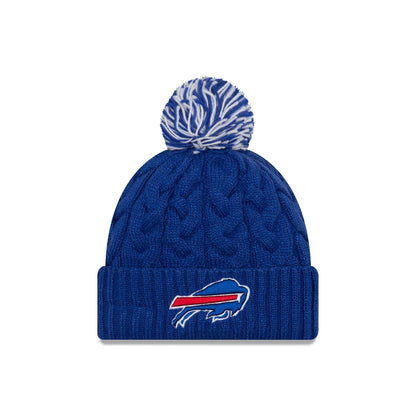 Buffalo Bills Cozy Cable Women's Pom Knit Hat