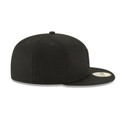 New York Mets Blackout Basic 59FIFTY Fitted Hat