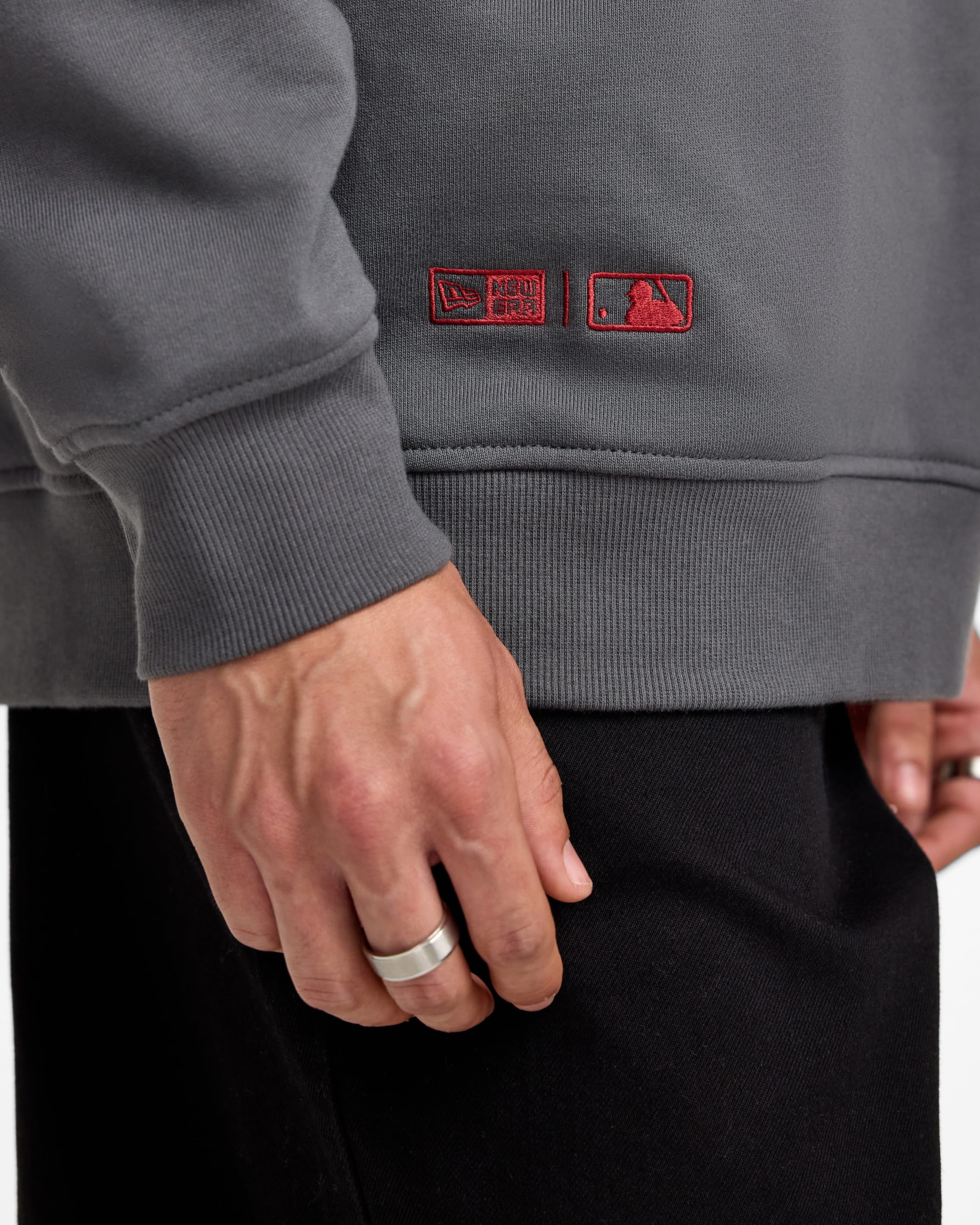 New York Mets Point Logo Puffins Bill Crewneck