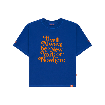 New York or Nowhere x New York Mets Light Royal Relaxed Motto T-Shirt