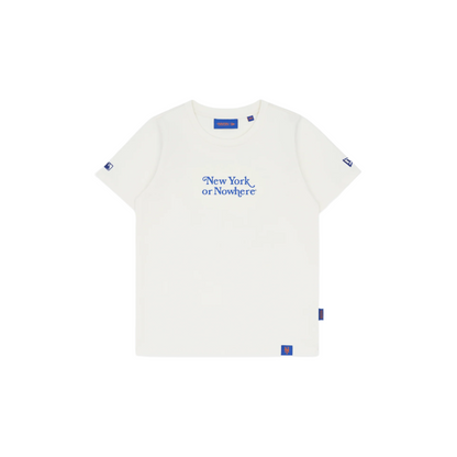 New York or Nowhere x New York Mets Youth Chrome White T-Shirt