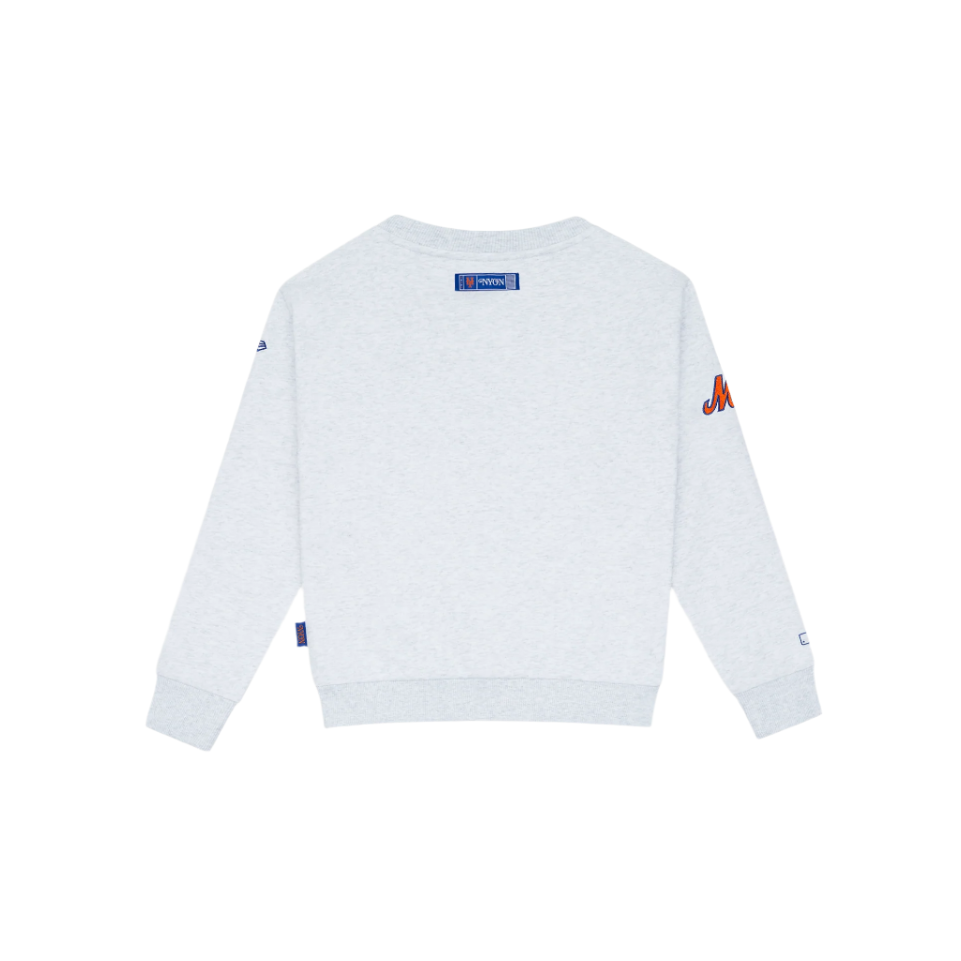 New York or Nowhere x New York Mets Youth Chrome White Crewneck