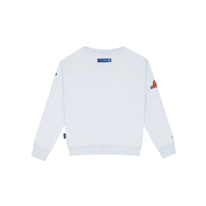 New York or Nowhere x New York Mets Youth Chrome White Crewneck