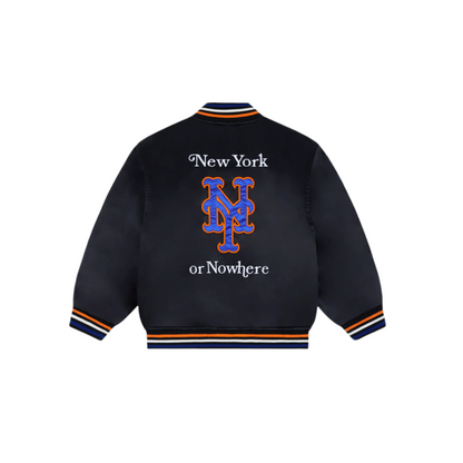 New York or Nowhere x New York Mets Youth Black Jacket
