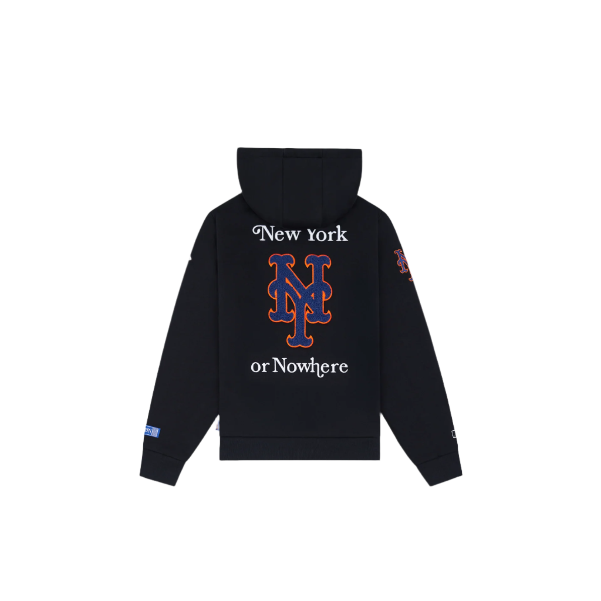 New York or Nowhere x New York Mets Youth Black Full-Zip Hoodie