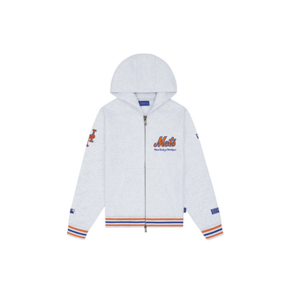 New York or Nowhere x New York Mets Youth White Full-Zip Hoodie