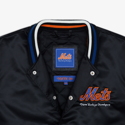 New York or Nowhere x New York Mets Youth Black Jacket