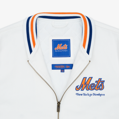 New York or Nowhere x New York Mets Youth White Jacket