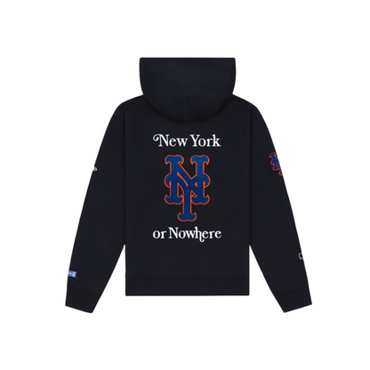 New York or Nowhere x New York Mets Black Full-Zip Hoodie