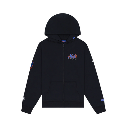 New York or Nowhere x New York Mets Black Full-Zip Hoodie