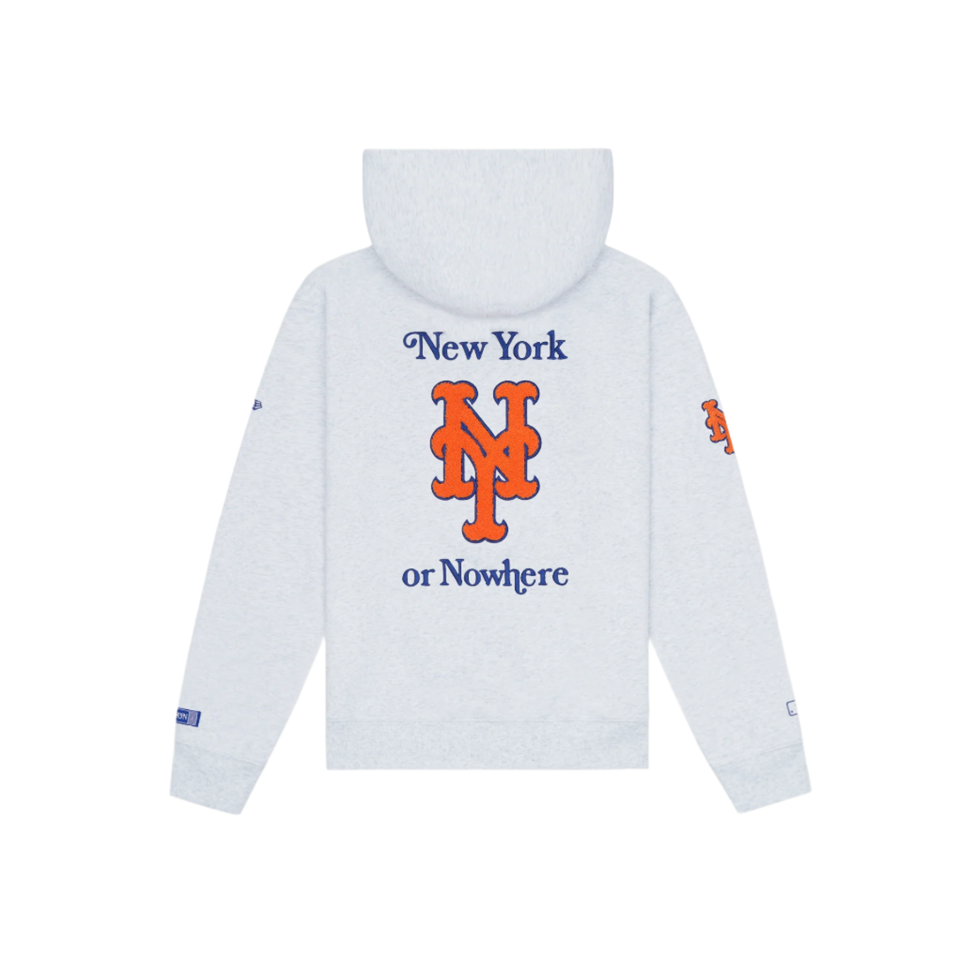 New York or Nowhere x New York Mets White Full-Zip Hoodie
