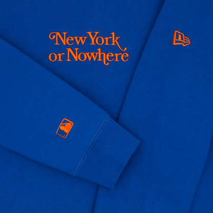 New York or Nowhere x New York Mets Youth Light Royal Hoodie