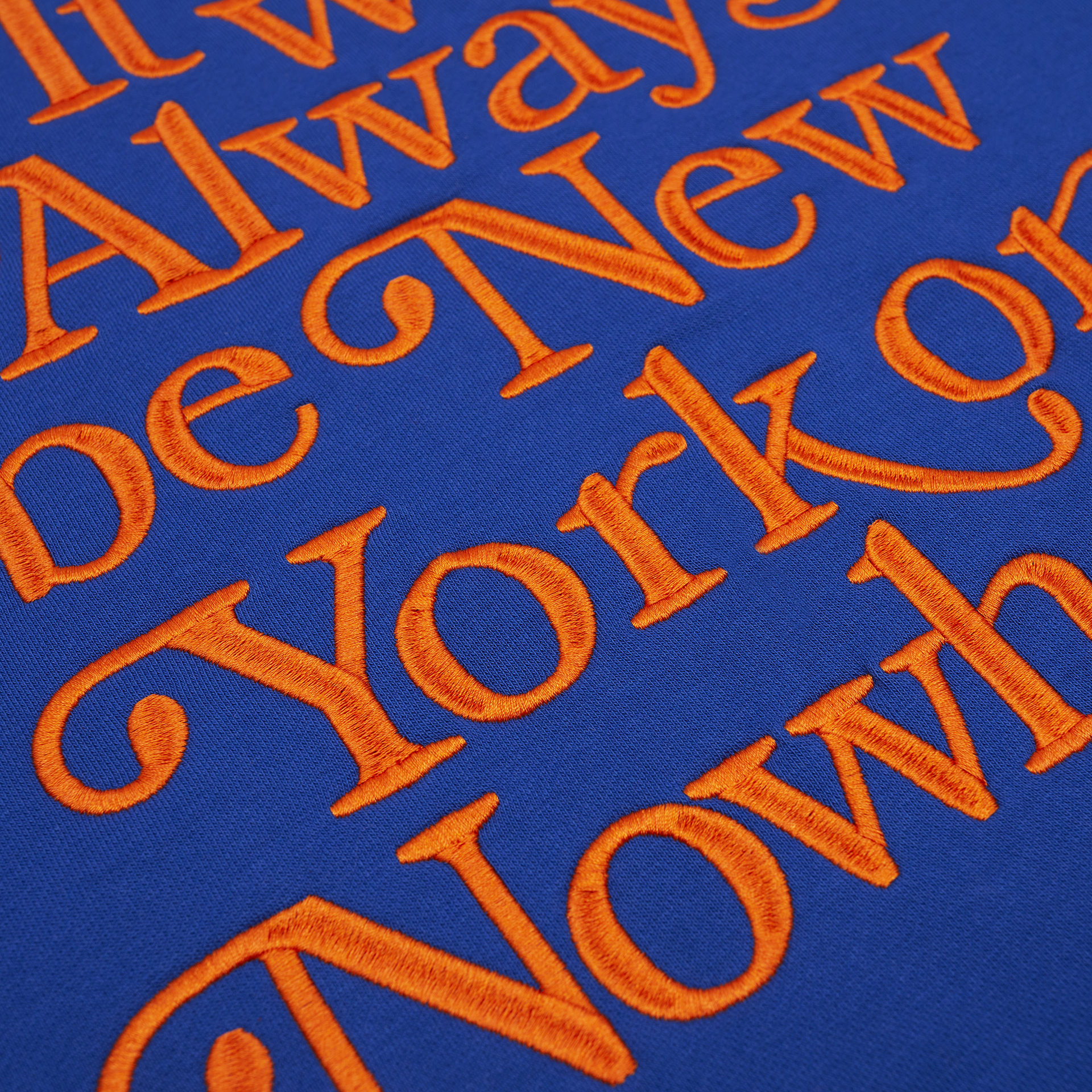 New York or Nowhere x New York Mets Light Royal Motto Hoodie