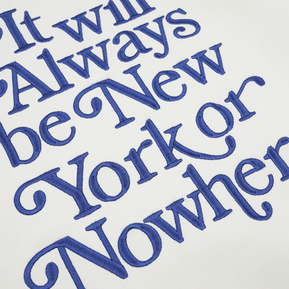 New York or Nowhere x New York Mets Youth Chrome White Motto Hoodie