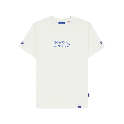 New York or Nowhere x New York Mets Chrome White T-Shirt