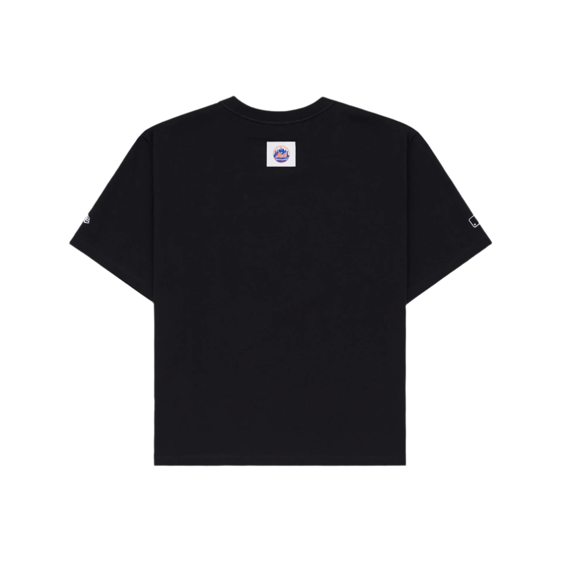 New York or Nowhere x New York Mets Black Relaxed Logo T-Shirt